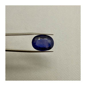 Haute qualité non chauffé naturel bleu couleur saphir gemmes pierre affichage grand coût coupe ovale mélangé lâche Moissanite - Product Image 1