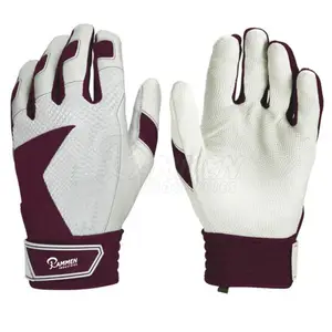 Großhandel Baseball Batting Handschuhe mit echtem Leder Custom Logo & Design Baseball Batting Handschuhe