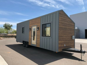 32-feet long Tiny home, 2-foot overhang over the <b>trailer</b> tongue - Product Image 1