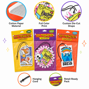 Toplu Özel Karikatür Sevimli Koku Kartı Güçlü Yeni Araba Kokusu Vanilya Asılı Koku Giderici Yağ Araba Hava Ferahlatıcı Seti - Product Image 6