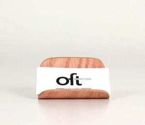 Brown Wooden <b>Card</b> Stand Holder Rack Perfect for Displaying Accessories at <b>Weddings</b> and Offices Direct Supplies - Product Image 4