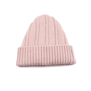 Achetez des bonnets tricotés d'hiver unisexes personnalisés de couleur unie, 100% laine acrylique, nouvelle collection 2026 - Product Image 4