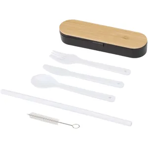 Ensemble de couverts en bambou écologiques Runa, gadgets de vaisselle - Product Image 2