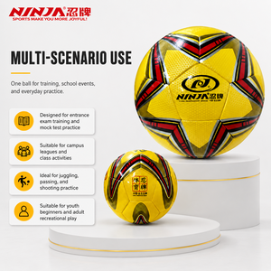Pallone da Calcio in Pelle PU Misura 4 per Allenamento e Partite, Vendita all'Ingrosso per Club, Scuole, Squadre e Negozi Sportivi - Product Image 3
