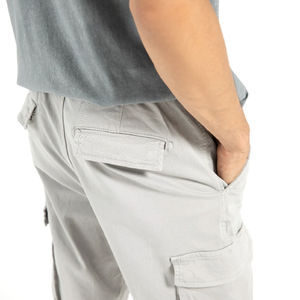 Pantalon en toile de coton décontracté de haute qualité pour hommes 2025 pantalon de tissage léger non tissé Service OEM personnalisable - Product Image 3