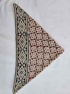 Bandana en coton imprimé à la main, écharpe bohème à motif paisley, écologique, bandeau pour cheveux, cadeau pour elle - Product Image 5