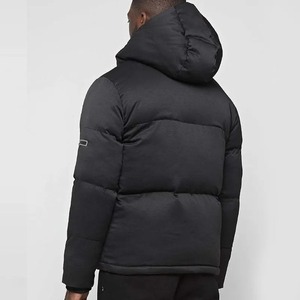 Veste d'hiver matelassée en toile pour homme de haute qualité sur mesure 2023, taille 4XL, respirante, col montant, service OEM - Product Image 2