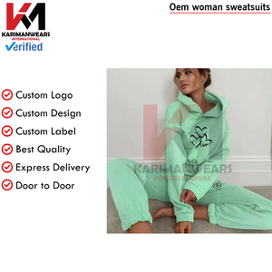 <b>Women's</b> Casual Set Hooded Sweatshirt Printed Pants Regular Fit Sporty Eco-Friendly Plus Size Activewear Tracksuits - Product Image 3