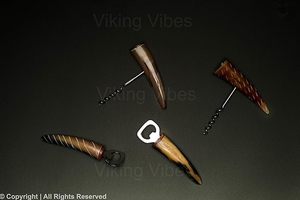 ที่เปิดขวดวัสดุเขาสัตว์ ลาย Viking Vibes by Loop  แบบสลัก  ของตกแต่งบาร์  ที่เปิดขวดเขาสัตว์ - Product Image 3