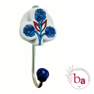 Premium Handcrafted Ceramic Round Tile Wall <b>Coat</b> <b>Hooks</b> Home Decor Premium Product Category - Product Image 1