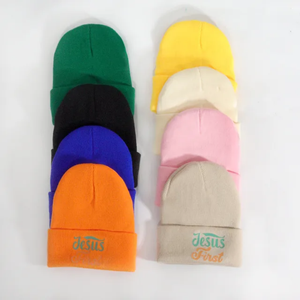 Bonnet unisexe de haute qualité Mérinos Fabricant professionnel avec logo personnalisé Chapeaux d'extérieur décontractés quotidiens - Product Image 2