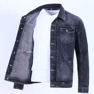Veste en jean vintage pour homme, cargo, slim, décontractée, hauts, Sehe Fashion - Product Image 5