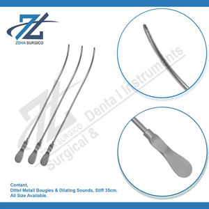 Dittel 35cm 9 Charr Stainless Steel Dilator Basic Surgical Instruments Bougies <b>Urethral</b> <b>Sounds</b> Dilating <b>Sounds</b> From Pakistan - Product Image 3