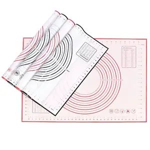 Силиконовый коврик для раскатки теста с измерением силиконовый коврик для выпечки теста для замешивания теста