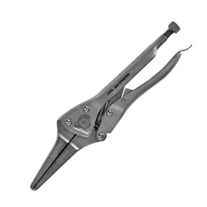 Pince à bec effilé à verrouillage, robuste, précision, acier inoxydable, bec effilé long et fin pour une prise en main sécurisée, serrage, utilisation en soins vétérinaires - Product Image 6