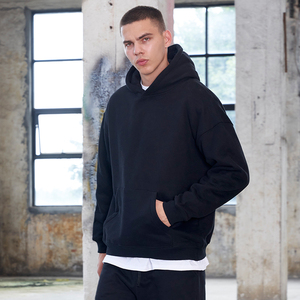Sudadera con capucha personalizable con logotipo bordado sudadera ropa Sudadera con capucha de gran tamaño para hombres - Product Image 1