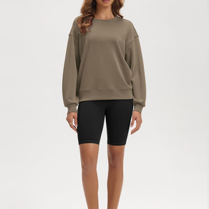 Sweat-shirt décontracté pour femmes avec logo personnalisé en gros, nouvelle arrivée 2025, streetwear de haute qualité, sweat-shirt pour femmes - Product Image 4