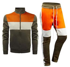 Conjuntos Deportivos de Invierno para Hombre, Último Estilo, 100% Algodón, Alta Calidad, Estampado Sólido con Contraste de Color - Product Image 4