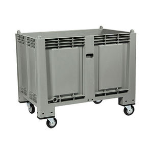 Carvel 1200x800x1000mm boîte-palette en polypropylène avec roues, 600lt - Product Image 1