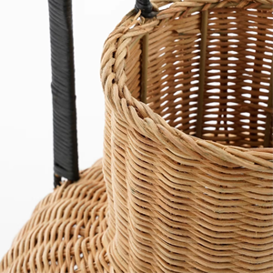 Vase décoratif avec anse noire Fabriqué au Vietnam Matériau écologique pour la décoration intérieure et la décoration de la table Vente en gros - Product Image 3