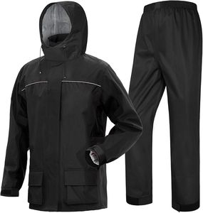 Chaqueta Cortavientos para Hombre y Mujer con Capucha, Informal, Impermeable, Anti-tormenta, de Alta Visibilidad, Reversible, Ecológica, con Diseño Sólido - Product Image 1