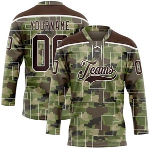 Personnalisez votre propre maillot de hockey avec col en dentelle, maillot de hockey sur glace avec col en dentelle pour hommes et femmes - Product Image 3