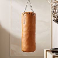 Sac de frappe de vitesse en cuir debout libre professionnel pour la boxe et l'entraînement de vitesse Option de suspension incluse