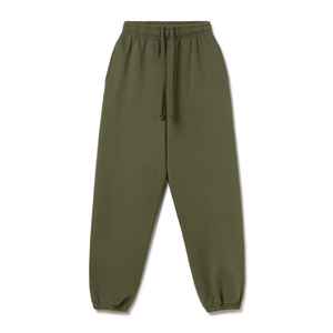 Pantalons de survêtement surdimensionnés en gros, lavage à l'acide, cordon de serrage long, logo personnalisé, pantalons de survêtement évasés, vêtements de rue, pantalons de survêtement amples - Product Image 1