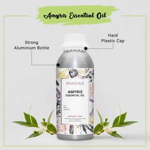 Huile essentielle pure Amyris à 100 %, qualité thérapeutique et cosmétique, huile hydratante pour le corps au parfum de cèdre et de bois, pour usage cutané - Product Image 3