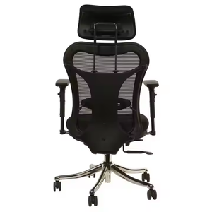 Chaise de bureau de direction en maille de haute qualité Conception ergonomique Hauteur de siège réglable Base en aluminium pour un travail confortable de longue durée - Product Image 2