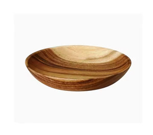 Ensemble d'assiettes en bois exotique Assiettes en bois d'acajou luxueuses par tradebit - Product Image 3