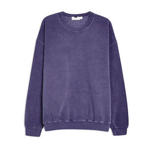 Sweat-shirts pour hommes avec logo personnalisé de haute qualité, lavage à l'acide, prix d'usine en gros, sweat-shirts lavés à l'acide à prix avantageux - Product Image 4