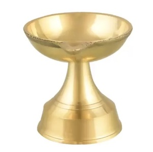 Latón Nanda profundo mejor calidad al por mayor aceite de latón indio Diya y hecho a mano nandadeep diya - Product Image 6