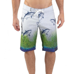 Pantalones cortos informales para hombre, ropa deportiva ecológica de talla grande, diseño de animales de peces con estampado Digital, cómodo cierre con cordón - Product Image 3