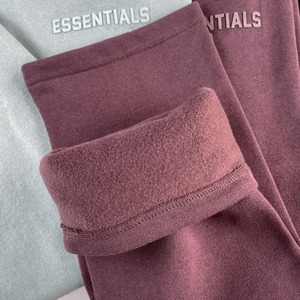 OEM Logo personnalisé hiver chaud polaire hiver décontracté hommes haute qualité rue pantalon droit mode automne et hiver velours - Product Image 5