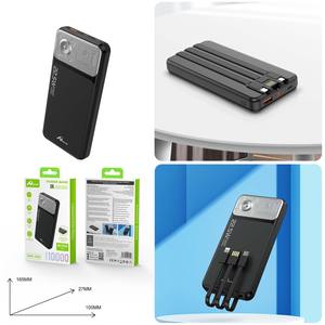 HOME DIGITALOME Batterie externe portable HPK-036 de 10000mAh avec câble de type C Chargement rapide de 22.5W LED Caractéristiques Batterie de chargement de téléphone - Product Image 2