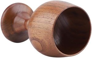 Tasse calice en bois-150ml tasse en bois élégante café vin raisin tasses à boire tasse en bois multifonctionnelle - Product Image 5