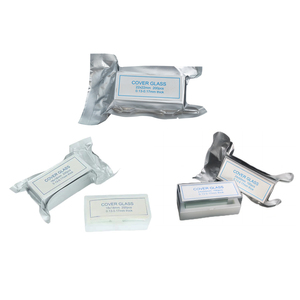 Cristalería de laboratorio de alta calidad 18x18 20x20 22x22 24x24 24x50 24x60mm Microscopio Slips Cubierta de vidrio - Product Image 2