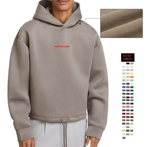 Sudaderas Lisas de Alta Calidad Unisex 100% Algodón, Hombros Caídos, Felpa Francesa, Estilo Urbano - Product Image 3