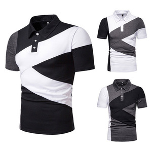 Camisetas de polo con logotipo de impresión de bordado personalizado Polo de golf camiseta en blanco de secado rápido Slim Fit camisas de polo de tenis para hombre - Product Image 1