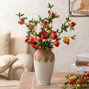 Vase en céramique <span class=keywords><strong>de</strong></span> style fermier, décoration rustique, poterie, vases décoratifs pour fleurs, décoration d'intérieur, vase bohème pour table, salon, <span class=keywords><strong>salle</strong></span> <span class=keywords><strong>de</strong></span> <span class=keywords><strong>bain</strong></span> - Product Image 3