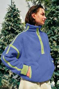 <b>Top</b> Selling High Quality 100% Cotton Winter Women's Oversized Fleece Hooded Streetwear Eco-Friendly Hoodie Front Custom Options - Product Image 3