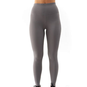 Polyester Spandex High Waisted <b>Tummy</b> <b>Control</b> grey Yoga Pants Butt Lift Tights Sports Fitness <b>Leggings</b> made in pakistan - Product Image 2