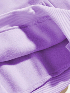 Sudadera con capucha estampada con estampado de letras con hombros caídos personalizados completos, sudaderas con capucha para mujer al mejor precio - Product Image 4