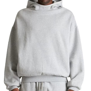 Conjunto de dos piezas de pantalones cortos con capucha para hombre con logotipo personalizado OEM ODM, conjunto de Sudadera con capucha informal holgada deportiva de moda de alta calidad 2025 - Product Image 1