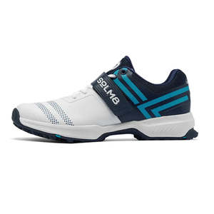 Chaussures de cricket SOLM8 pour garçons et filles S8 bleues à lacets respirantes pour le sport et l'entraînement avec doublure en mesh - Product Image 2