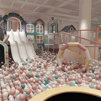 Aire de Jeux Intérieure pour Enfants sur Mesure, Maison de Jeux Modulaire avec Équipements de Parc Doux