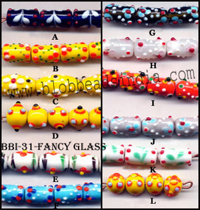 El mejor Kit de cuentas de vidrio decorativas para joyería de moda DIY y uso de artesanía de arte cuentas de vidrio de lujo cuentas de vidrio de Murano indio - Product Image 4