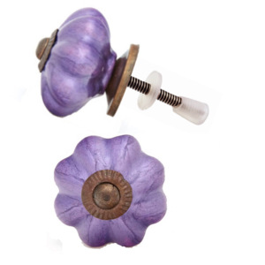 Tiradores de cerámica modernos, púrpura violeta neón para cocina, baño, sala de estar, manija de puerta de cajón de gabinete de alta calidad [CK] - Product Image 2