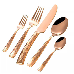 Fourniture en gros artisanale Design personnalisé couverts en métal de la plus haute qualité ensemble de couverts de luxe pour le dîner hôtel restaurant - Product Image 4